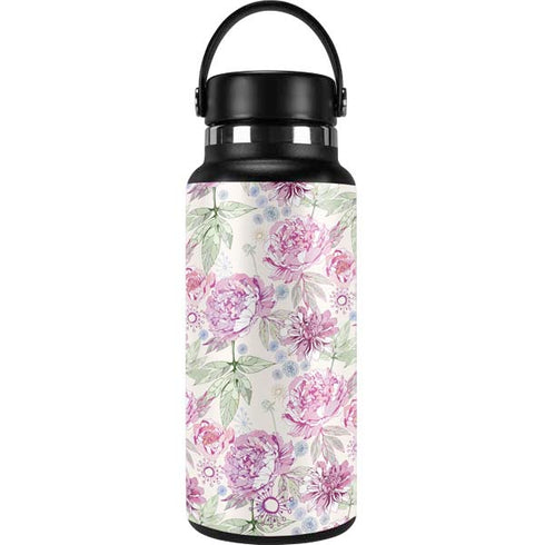 Peony Spring Floral Hydro Flask 32oz Wide Mouth Skin